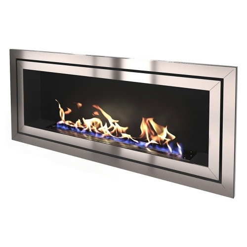 Биокамин "Русский огонь" Стенли 1200V встраиваемый с защитным и декоративным стеклом