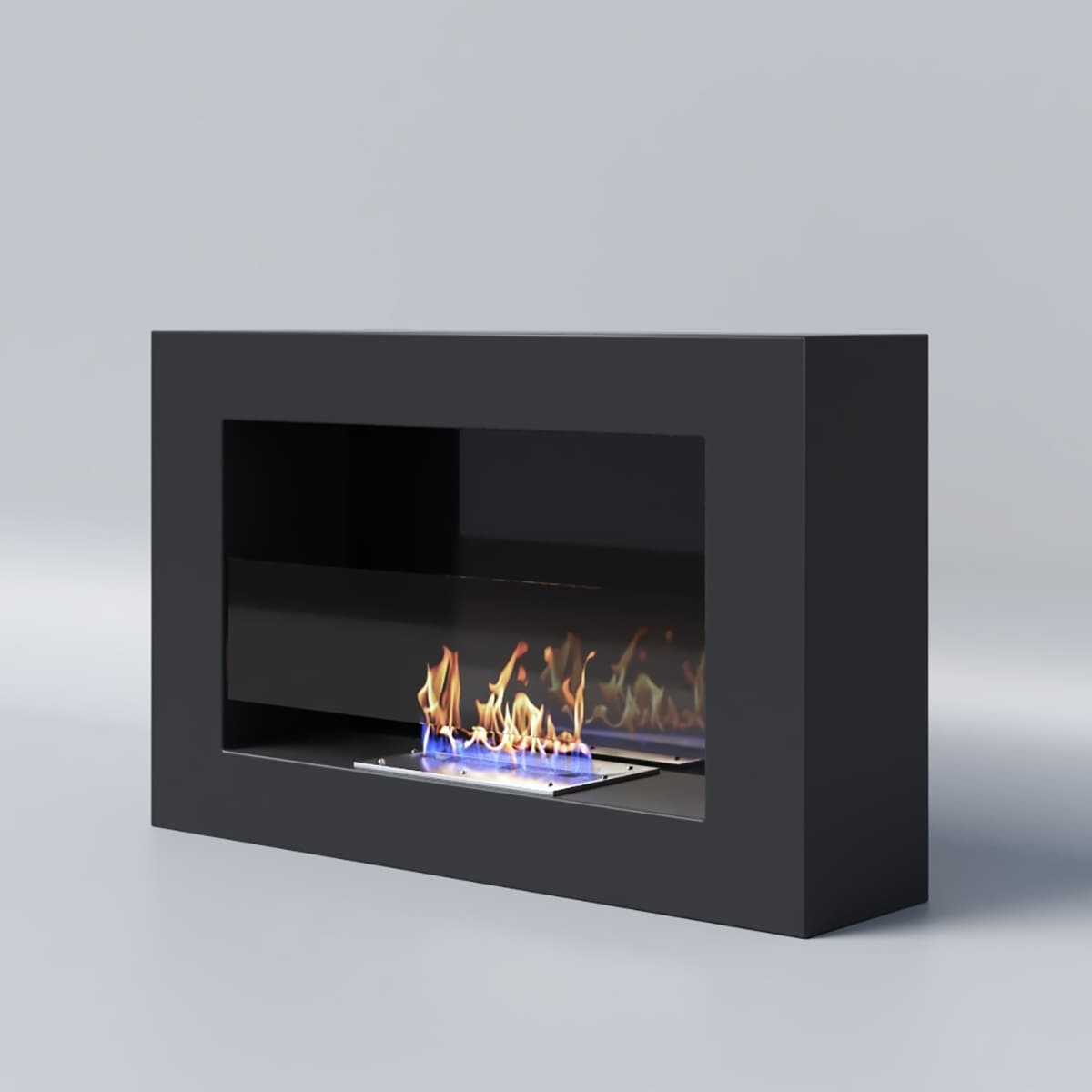 Биокамин "Русский огонь" Лайт 650N настенный с защитным и декоративным стеклом по цене 21 900 руб.