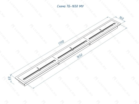 Топливный блок Lux Fire 1650 МУ по цене 115 301 руб.