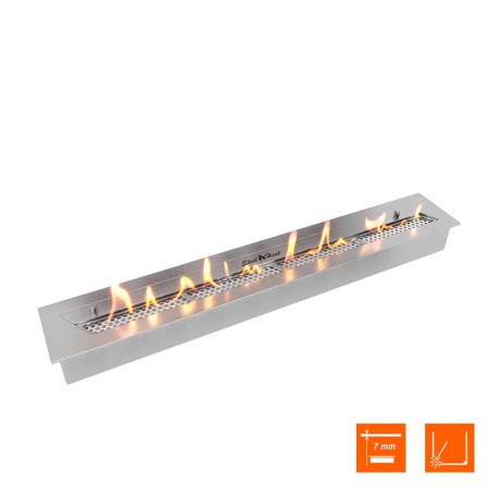 Биокамин SteelHeat WALL  LONG 1200 черный, стекло по цене 47 460 руб.