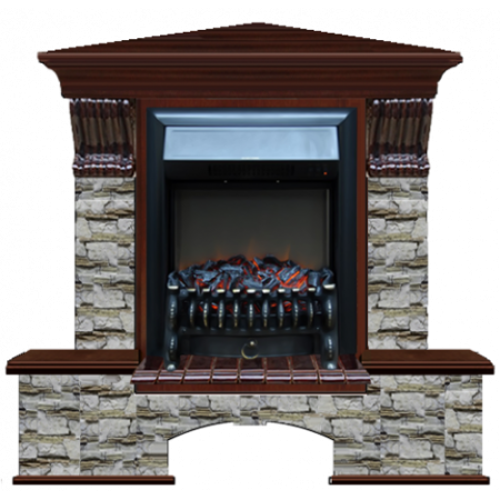 Бостон К Алтай угловой (красное дерево)+Fobos Black