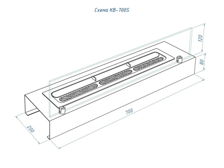 Каминная вставка Lux Fire 700 S по цене 30 492 руб.