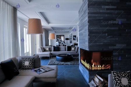 Биокамин для угловой стены 700 (SappFire) по цене 107 680 руб.