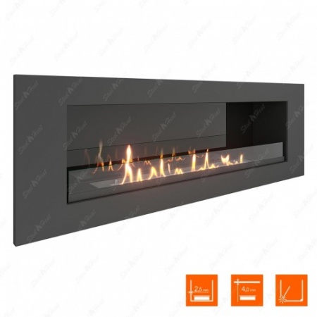 Биокамин SteelHeat LONG 1200 стекло + стемалит Биокамин SteelHeat LONG 1200 стекло + стемалит по цене 51 600 руб.