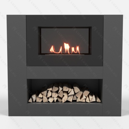 Тумба LUXFIRE с биокамином "Лукоморье" 900 (графит) по цене 67 633 руб.