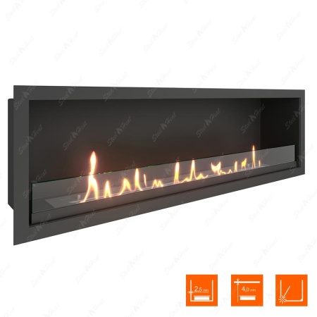 Биокамин SteelHeat LEADER 1000 XL стекло по цене 43 728 руб.