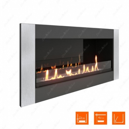 Биокамин SteelHeat ONE-V 800 XL стекло + стемалит по цене 43 088 руб.