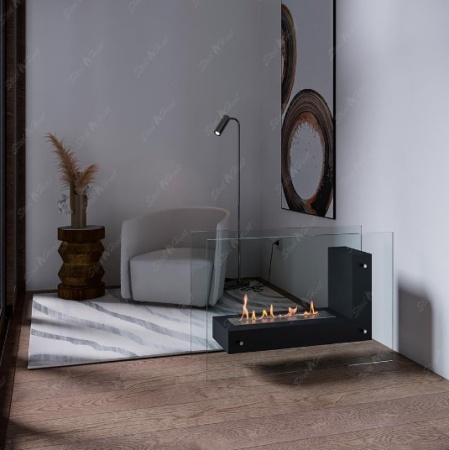 Биокамин напольный SteelHeat TETRISE 900 белый по цене 37 800 руб.