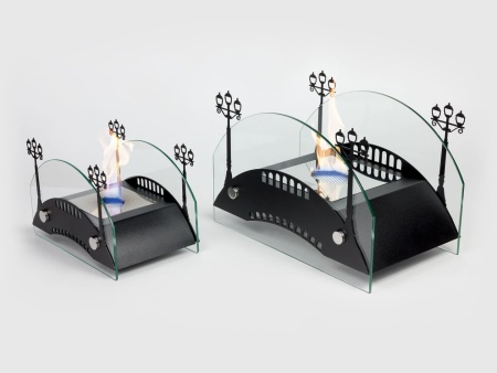 Настольный биокамин Lux Fire "Пушкинский мост" M Чёрный по цене 19 602 руб.